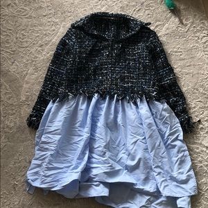 NWOT Tweed Shirt-Dress